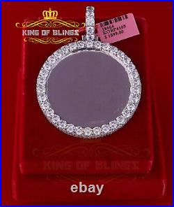 White 925 Sterling Silver Charming Necklace Pendant with12.00ct Cubic Zirconia