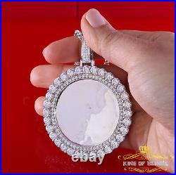 White 925 Sterling Silver Pendant Charming Necklace as 19.21ct Cubic Zirconia