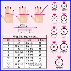 Women 925 Sterling Silver Kyanite White Cubic Zirconia CZ Ring Size 8 Ct 7.4