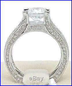 Women Genuine 925 Sterling Silver Solitaire Accent Cubic Engagement Promise Ring