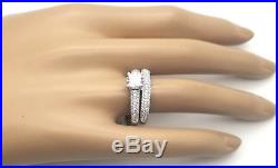 Women Ladies 925 Sterling Silver Signity Solitaire AAA Cubic Bridal Promise Ring