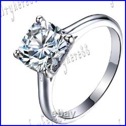 Women's Gorgeous Cubic Zirconia Engagement Anniversary Ring Sterling Silver 925