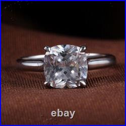 Women's Gorgeous Cubic Zirconia Engagement Anniversary Ring Sterling Silver 925